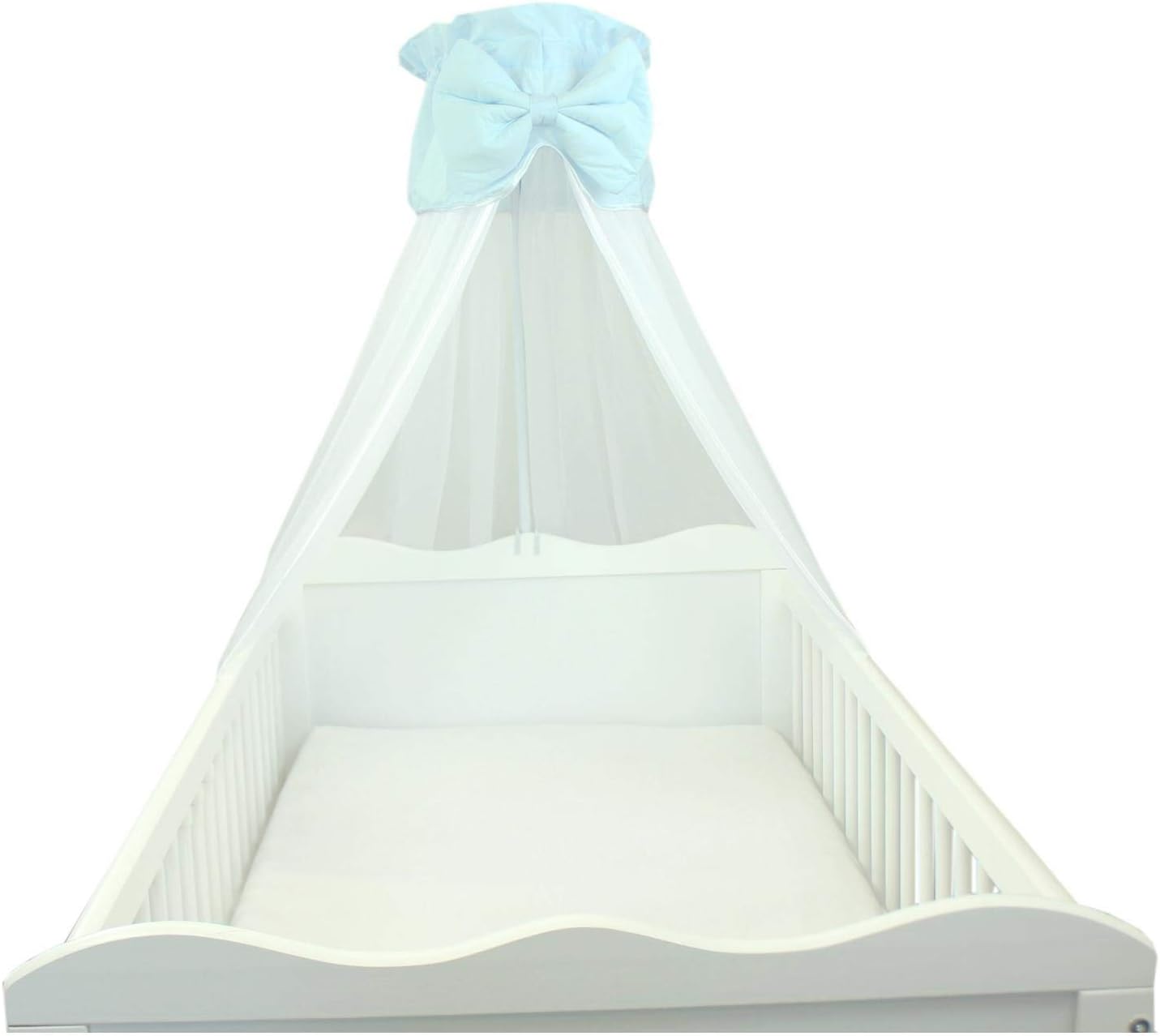 Env Bleu Tuptam Ciel De Lit Pour Bebe Avec Un Ruban Transparente 170x240 Cm Ciels De Lit Accessoires De Literie Zwembaddebeemd Nl