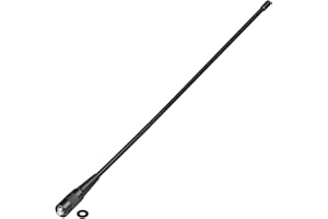 Bingfu Dual Band VHF UHF 136-174MHz 400-470MHz Ham Radio Antenna Two Way Radio Antenna Walkie Talkie Flexible Whip Antenna SM