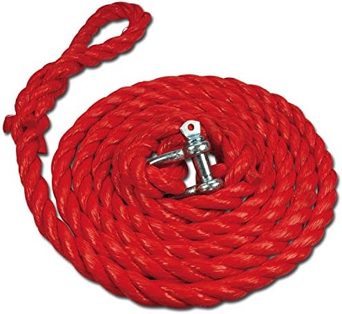 AUTONIK 122030 Tow Rope with Shackle Up to 3,000 kg, 4 m