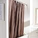 United Linens 10 Gauge HEAVY DUTY shower Curtain Liner brown,70x72, PEVA,Mildew Free, Resistant,Mold Resistant ,Eco Friendly,Vinyl,No Chemical Odor High quality liner 70 x 72