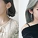 Aifeer Threader Earrings 925 Sterling Silver Long Tassel String Star Drop Dangle Earrings