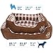 Animals Favorite New Rectangle Pet Bed with Dog Paw Print (25