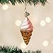 Old World Christmas Small Ice Cream Cone Glass Blown Ornament