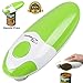 BangRui Smooth Soft Edge Electric Can Opener with One-Button Start and One-Button Manual Stop (Green)