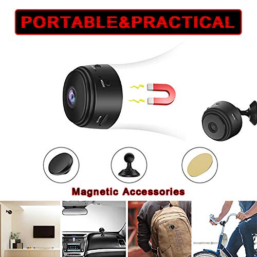 Mini Spy Camera 1080P Hidden Camera (Include a 64G SD Card), with Audio