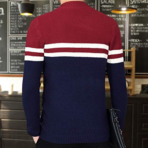 image for Toimothcn Mens Knit Coat Full Zipper Casual Slim Fit Jacket Sweater St
