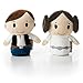 Hallmark itty bittys Star Wars Han Solo and Princess Leia Stuffed Animals