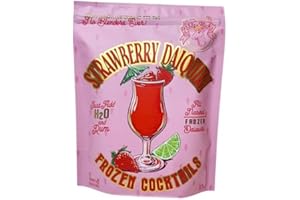 Noble Mick's Drink Mix, 10 oz Package, Makes 8 servings, Low Calorie, Made in USA, Single Serve Craft Cocktails (Frozen Strawberry Daiquiri)