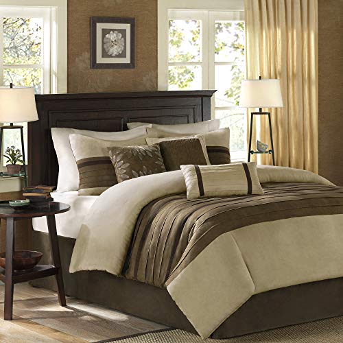 Madison Park Palmer Comforter Set-Luxury Faux Suede Design