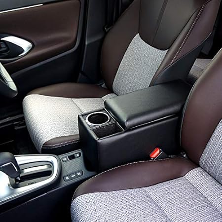 Amazon 日本製 ヤリスクロス専用アームレストコンソールボックス トヨタyariscross 肘掛 車内収納 ドリンクホルダー 当店限定デザイン 外付コンソールボックス 車 バイク