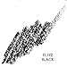 Palladio Wooden Eyeliner Pencil, Thin Pencil Shape, Easy Application, Firm yet Smooth Formula, Perfectly Outlined Eyes, Contour and Line, Long Lasting, Rich Pigment, Black
