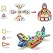 Zoom Brothers Mini Magnetic Block Building Set - 70 Piece Travel Set for Toddlers, Kids, Boys and Girls with Carry Case - STEM Toy - Creative, Fun and Educational