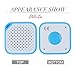 WONFAST® Portable Mini Color Led Changeable Wireless Bluetooth Speakers with Microphone Support TF Card for iPhone 6 6S Plus 5S Samsung Galaxy S7/S7 Edge(Blue)