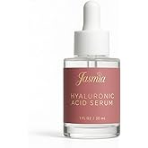 Jasmia Hyaluronic Acid Serum for Face – Anti-Aging, Hydrating, Plumping Serum for Dry & Sensitive Skin – Lightweight, Fragrance-Free, Vegan, 30ml