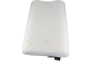 Aramox Latex Sleeping Pillow, Comfortable Natural Latex Bed Pillow with Cervical Support 35x55cm for Better Sleep Experience