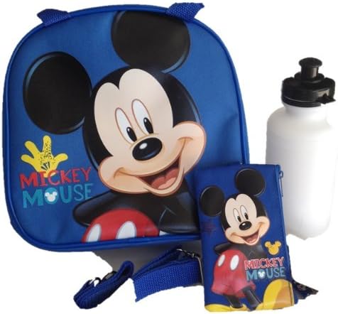 Mickey Mouse Lunch Bag and Pouch Set -Gift Set for Boys