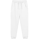 QBK Toddler to Youth Soft Brushed Fleece Jogger Sweatpants Kids Pants with Pockets for Boys and Girls