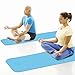 Yoga Mat w/ Bag & Carrying Strap | Yoga, Pilates, & Exercise | Latex Free | 100% Recyclable & Biodegradable | Non-Toxic & Tear Resistant | Extra Long, 1/4 Inch Thick, 72 x 24 Inches by Pow Pow Fitness