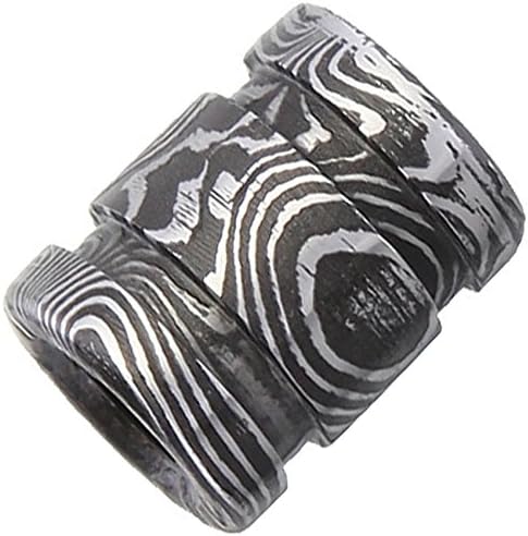 Zoe Crist Knives Double Groove Damascus Bead ZKBD