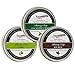 Taconic Shave Barbershop Quality 3 Shaving Soap Variety Pack - with Antioxidant-Rich Hemp Seed Oil - Made in New York's Hudson Valley -- Bay Rum, Eucalyptus Mint & Lime 4 oz soaps!