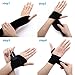 ApudArmis Wrist Brace Support Right/Left Thumb Stabilizer Compression Wraps - One Size Adjustable, Black