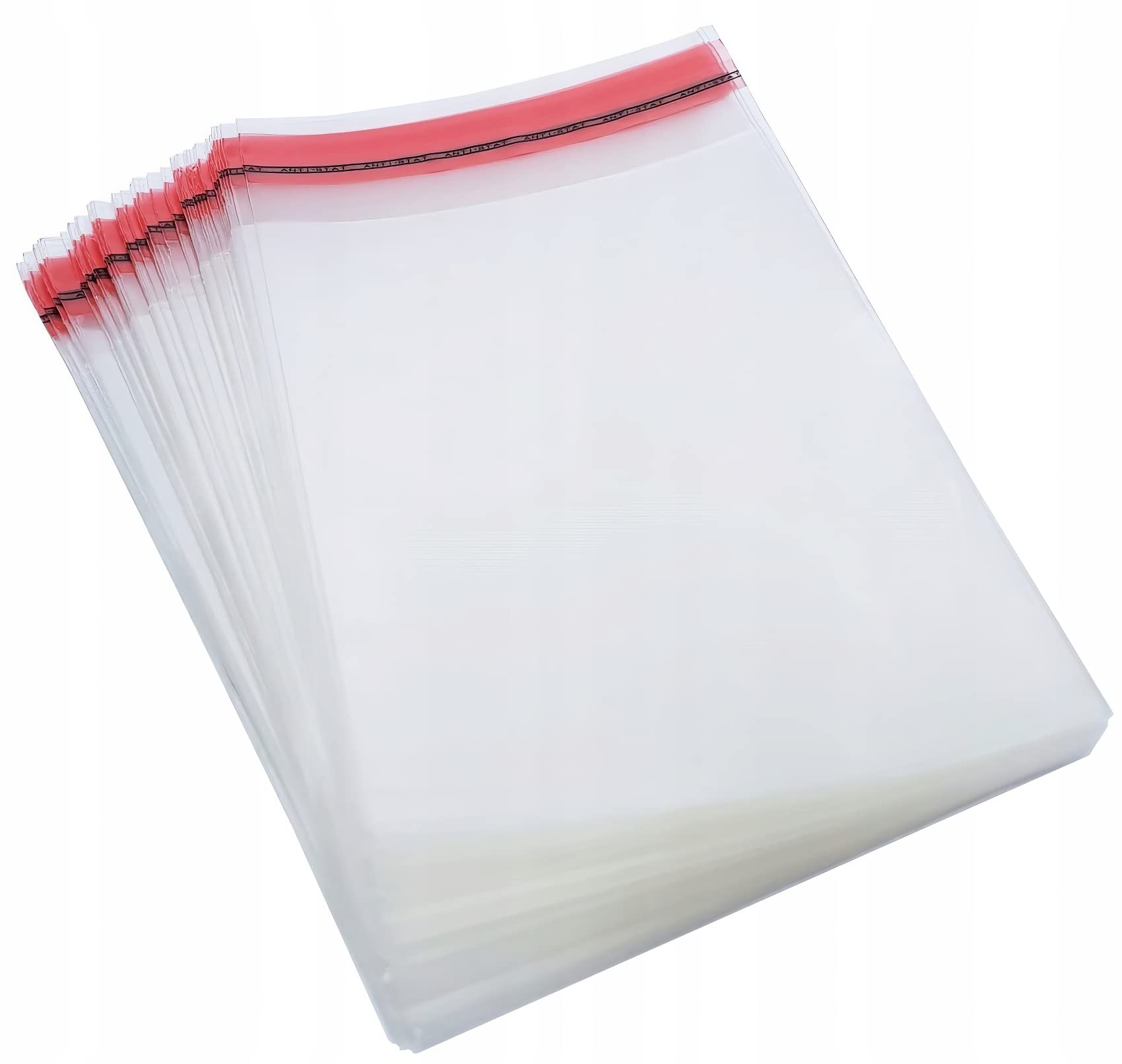 OliveBird A4 Clear Plastic Storage Bag, 100pcs, Transparent Peel & Seal Bags, 21.5x30 cm, Food-grade, Environmental Friendly
