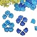 Hmxpls 1000 Pcs Silk Rose Petals Mixed Artificial Flower Decorations for Wedding Party Bridal Favors Decoration Table Scatters Confetti Home Vase Decor, Royal Blue & Aqua Blue