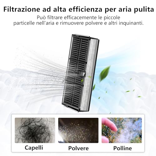 Homruich 22 Pieces Accessories for Mova P50 Pro Ultra/P50 Pro, Dreame X40 Ultra Complete / L40 Ultra, 2 Main Brush, 4 Towels, 4 Filters, 6 Dust Bags, 6 Side Brushes