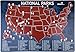 US National Parks Map Fridge Magnet - Travel Map of the United States - Magnetic Dry Erase Board (7