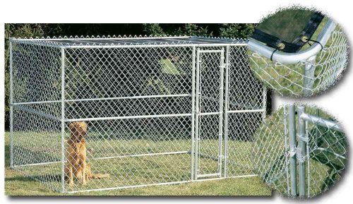 Dog Kennel Shade Cover Green 4'x10' Fence Screen(COVER ONLY)