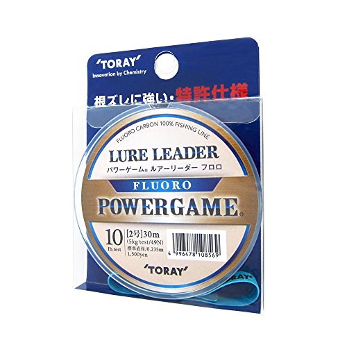 東レ(TORAY) ショックリーダー パワーゲーム ルアーリーダー フロロカーボン 30m 2号 10lb ナチュラルの商品画像