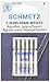 SCHMETZ Jean & Denim Sewing Machine Needles - Precision Needles for Heavy Fabric, Size 110/18, 5-Needle Cards, Pack of 1