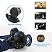 OZLON Waterproof LED Headlamp Head torch with Zoomable Focus Length and Rechargeable Li-ion Battery, Wall Charger and USB Charging Cable Included for Running,Jogging,Free Work,Hiking,Fishing