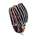 Wilson 2018 A2000 1785 Infield Baseball Right Hand Gloves, Black/Red, 11.75