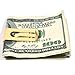 Adamant Money Clip - Gold and Black, Men's Slim Card Holder, Cash/Credit Card Wallet