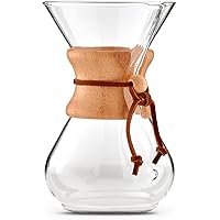 Chemex Pour-Over Glass Coffeemaker - Classic Series - 6-Cup - Exclusive Packaging
