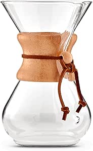 Chemex Pour-Over Glass Coffeemaker - Classic Series - 6-Cup - Exclusive Packaging