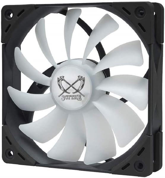 KAZE FLEX 120 HIGH AIR FLOW PC CASE FAN, FLUID DYNAMIC BEARING,120MM X 25MM (RGB EDITION, PWN 4-PIN, 1200RPM)