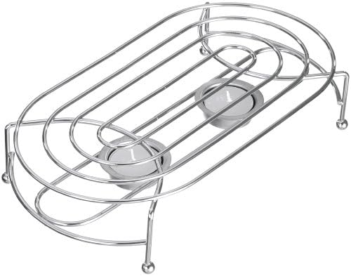 axentia 218221 Chauffe Plat avec Bougie, Acier Chromé, Argent, 28 x 14,5 x 6 cm - Cuisine A Vivre axentia 218221 Chauffe Plat avec Bougie, Acier Chromé, Argent, 28 x 14,5 x 6 cm