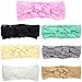 Defitck Baby Girls Headbands set Newest Turban Head Wrap Knotted Hair Band Baby Hair Accessorie (ted003-7PCS ) OS Multi-Color