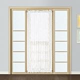 United Curtain Windsor Lace Door Curtain Panel, 56 by 72-Inch, White