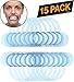 Nylea 15 Pack Cheek Retractor for Speak Out Game and Watch Ya Mouth C-Shape Adult Teeth Whitening Intraoral Lip Dental Retractors Mouth Opener [Blue]