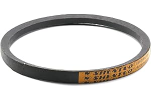 Bettomshin 1Pc A18 Drive V Belt, 430 Inner Perimeter Rubber Power Transmission Belt Industrial Power Mower Belt for Industrial Machinery Replace Belt Black