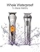 Bienna 7 in 1 Men Shaver Electric [Wet Dry] Hair Clippers Nose Ear Beard and Mustache Trimmer Professional Multifunctional Rechargeable Cordless Male Trimming Grooming Kit with 3 Guide Combs for Men