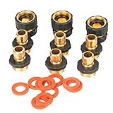 Harmony Lead Free-Garden Hose Connector (Aluminum Quick Connector Set)