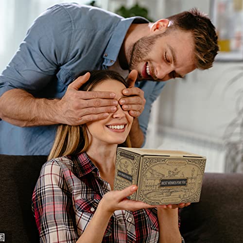 Christmas Candles Gifts for Women - 6.6Oz Candles for Home Scented，Lavender & Ponderosa Aromatherapy Candles Soy Wax Jar Candles，Reading , Yoga and Birthday Candles Set Gift（2 Pack）