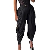 Unybwonn Women's Dress Slacks Pants Casual Pleated Business Work Pants Wide Leg High Waisted Palazzo Pants Trousers