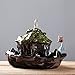 MeiHao Ceramic Backflow Incense Holder Incense Incense Burner Cones Stick Holder for Home Office Decor