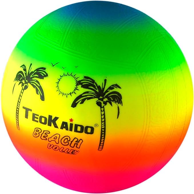 CUCUBA Rubber Water Volleyball Handball Water Polo Training or Match Rainbow Model