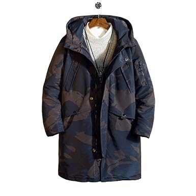 Amazon Angelo ダウンアウター ダウン メンズ ロング 中綿アウター